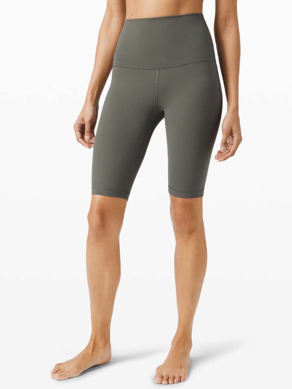 lululemon athletica Align Super High-Rise 10" Shorts — Grey Sage size 10